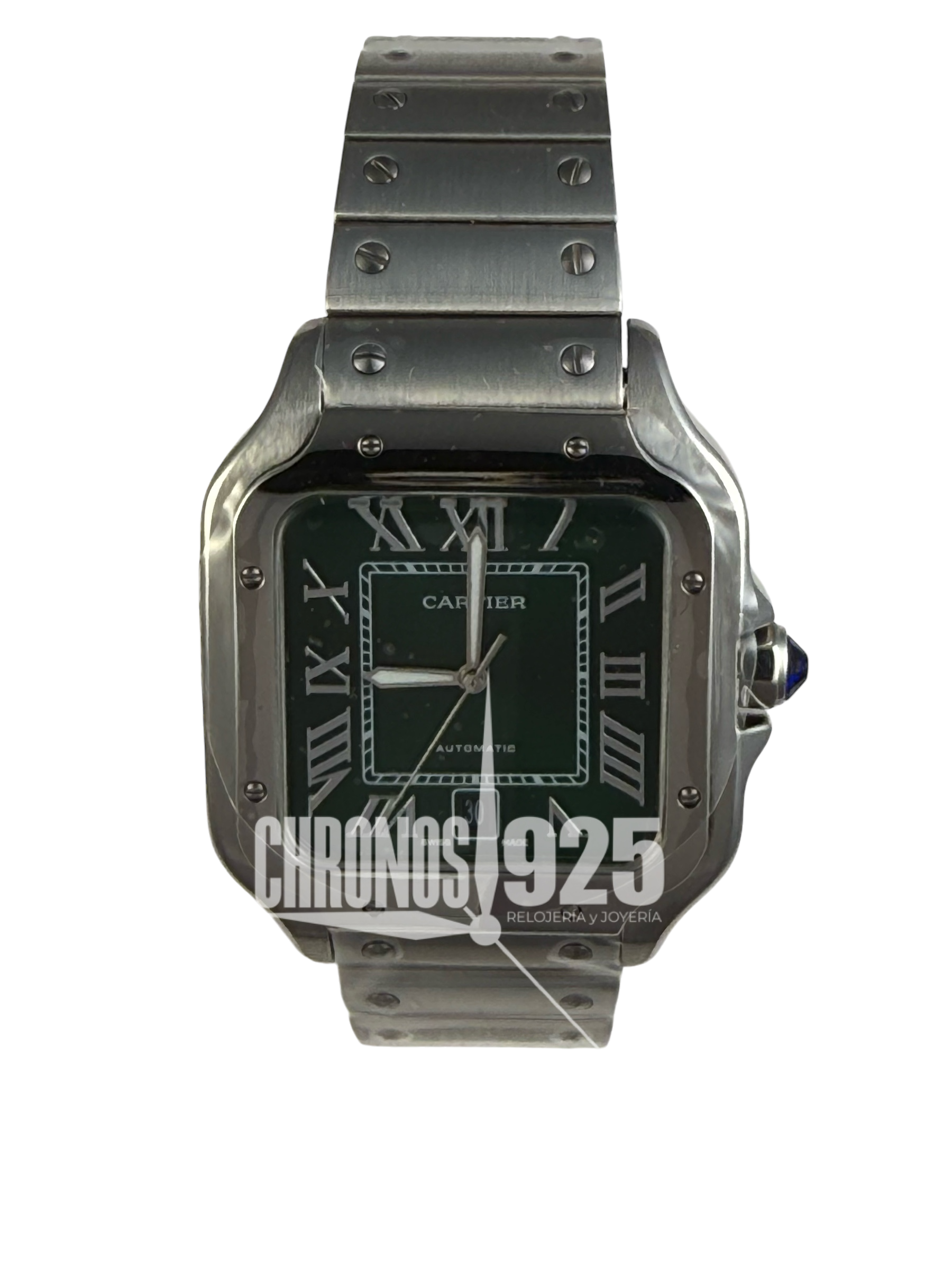 Cartier Santos M Green